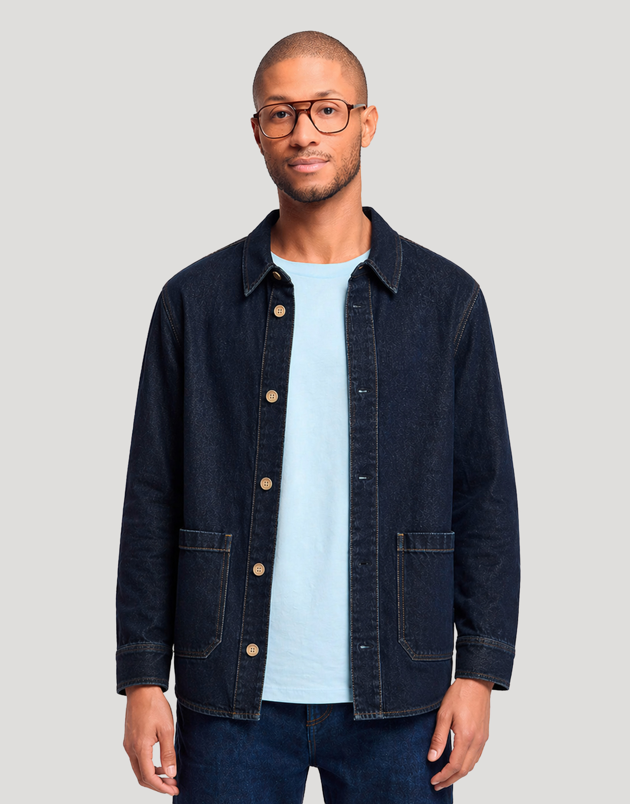 Surchemise MIF Unisexe en Denim