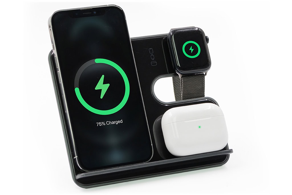 Station de charge sans fil 3-en-1 15W avec MagSafe