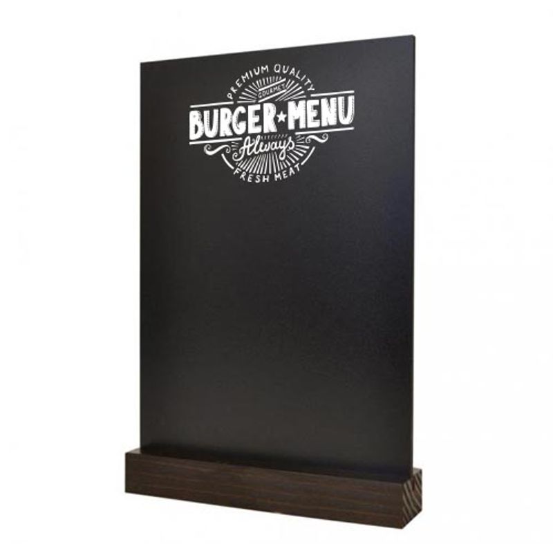 Tabletop Menu Chalkboard A4
