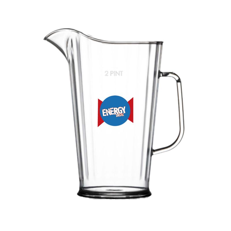 Plastic Jug Pitcher CE Marked (1.1 Litre/2 Pint)